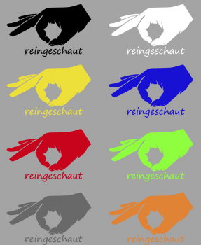 Preview: Aufkleber Reingeschaut